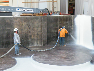 Eliminating Concrete Corrosion at Steel Fabrication Company