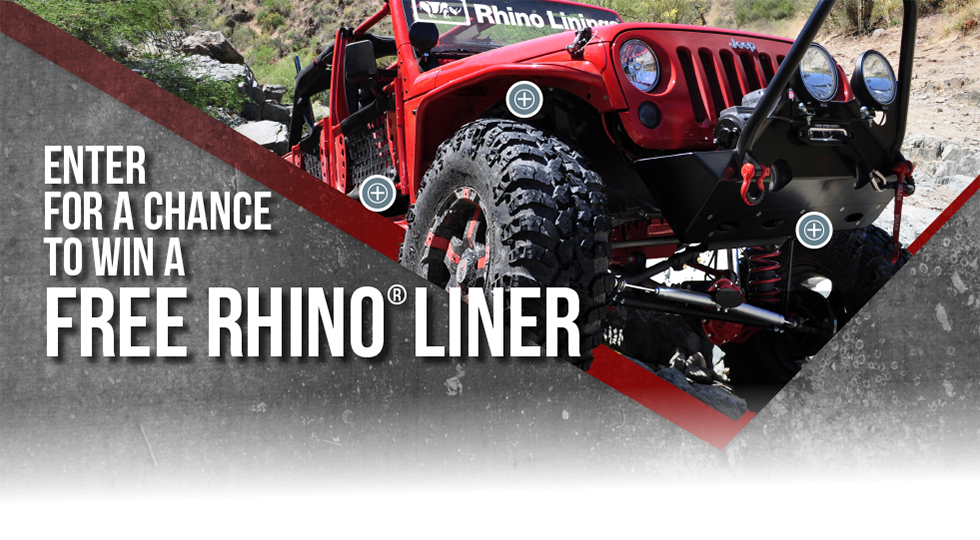 Rhino Linings® Gift Card Giveaway Promotion